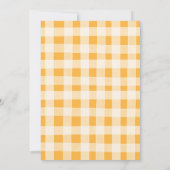 ミ素朴トラス·リトル·スイーティ·レモン第1誕生日 招待状 (裏面)