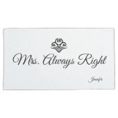 ミ結婚スター·ライト·ミセス·ライト 枕カバー (正面右)