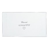 ミ結婚スター·ライト·ミセス·ライト 枕カバー (裏面-左)