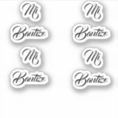 ミ・バウティゾステッカー シール (正面)