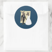 ムおもしろいー結婚スの漫画 ラウンドシール (バッグ)