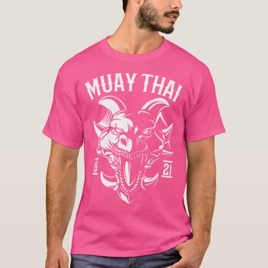 ムアイタイドラゴンNAKムアイキックボクシング Tシャツ (正面)