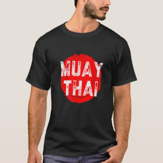 ムアイタイナクムアイボクシングトレーニング Tシャツ