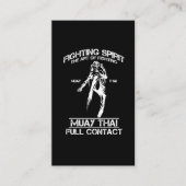 ムアイタイフルタイ連絡武術アーツファイター 名刺 (正面)