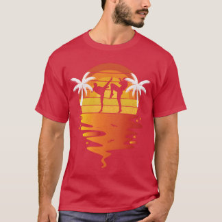 ムアイボクシングTシャツ レトロ サンセット 70年代 ヴィンテージ ムアイ レトロ Tシャツ