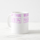 ムアタイ コーヒーマグカップ (正面左)