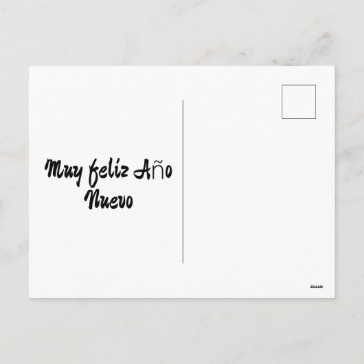 ムイエレガントフェリズアニノヌエボ2025 シーズンポストカード (裏面)