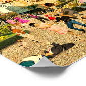 ムイスカのジャルディム語(Viseu.ポルトガル) ポスター (角)