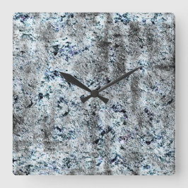 ムイトールスティコfungo prateado sujo de carbono スクエア壁時計