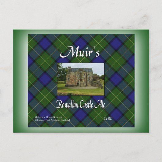 ムイルズローギャランキャッスルエール ポストカード (正面)