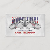 ムエイタイ ストライキング コーチ - 名刺 (正面)