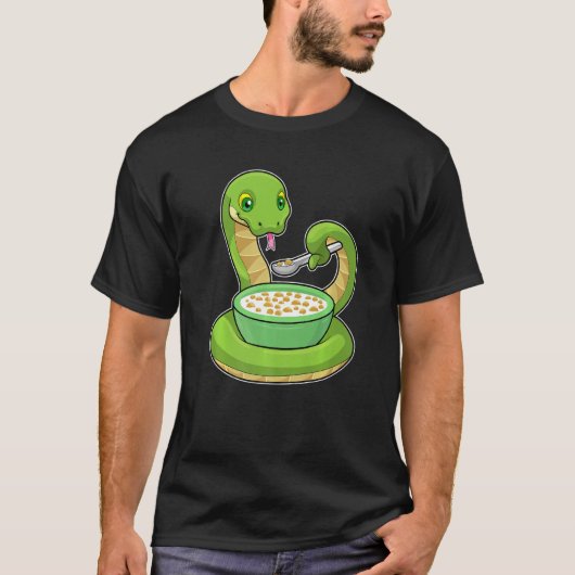 ムエスリのスネークボウル Tシャツ (正面)