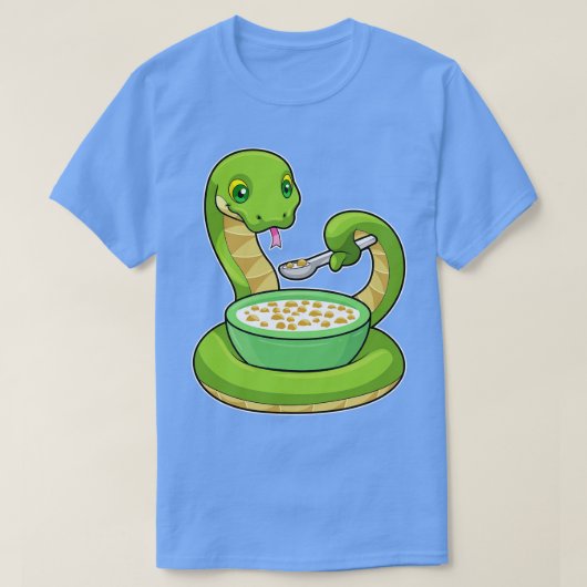 ムエスリ食べと蛇の群れ Tシャツ (デザイン正面)