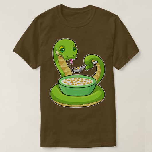 ムエスリ食べと蛇の群れ Tシャツ (デザイン正面)