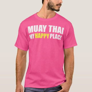ムエタイおもしろいタイボクシングアンドキックボクシング Tシャツ