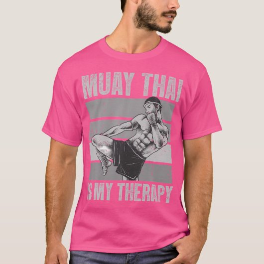 ムエタイおもしろいムエタイボクシング Tシャツ (正面)