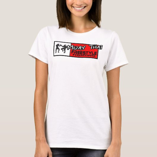 ムエタイのフリースタイルスパゲッティ上 Tシャツ (正面)