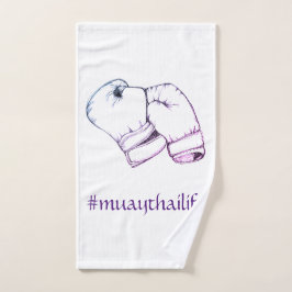 ムエタイのボクシンググラブ ハンドタオル