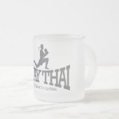 ムエタイのマグ フロストグラスマグカップ (正面右)