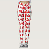 ムエタイの☆ Dop Salop Salaiの☆の非難間抜けな レギンス (正面)