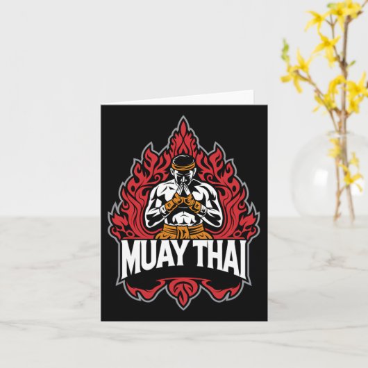 ムエタイアンドタイボクシングファイター カード (黄色い花)