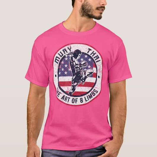 ムエタイカラテボクシングミックス武術アーツ Tシャツ (正面)