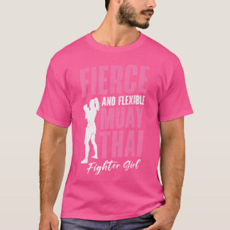 ムエタイガールキックボクシングインストラクター武術アーツ Tシャツ