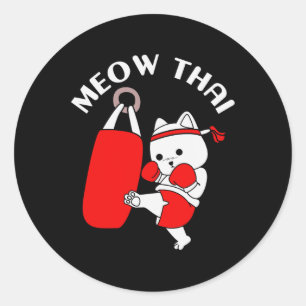 ムエタイキャットムウタイ ラウンドシール
