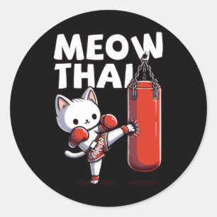 ムエタイキャットムウタイ ラウンドシール