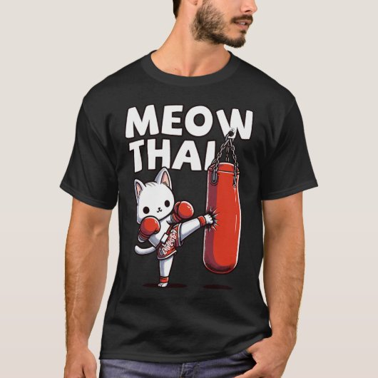 ムエタイキャットムウタイ Tシャツ (正面)