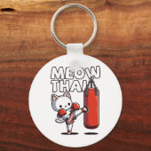 ムエタイキャット キーホルダー (正面)