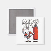 ムエタイキャット マグネット (正面/裏面)