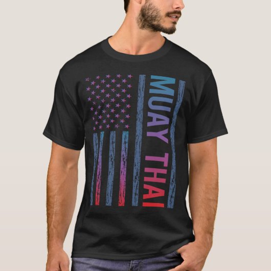 ムエタイグラデーションフラグ Tシャツ (正面)