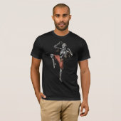 ムエタイスケルトン Tシャツ (正面フル)