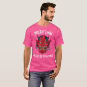 ムエタイストロングオーニ般若 Tシャツ (正面フル)