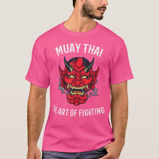 ムエタイストロングオーニ般若 Tシャツ (正面)