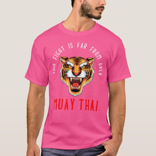 ムエタイタイタイガータイタイボクシング&キックボクシング Tシャツ (正面)