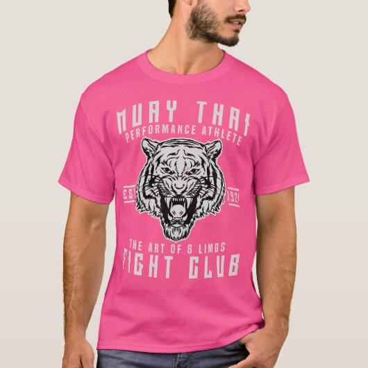 ムエタイタイボクシングキックボクシング Tシャツ (正面)