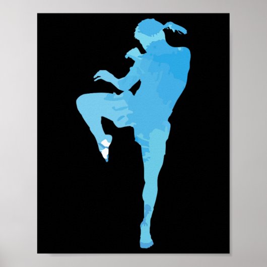 ムエタイタイボクシングスポーツ ポスター (正面)