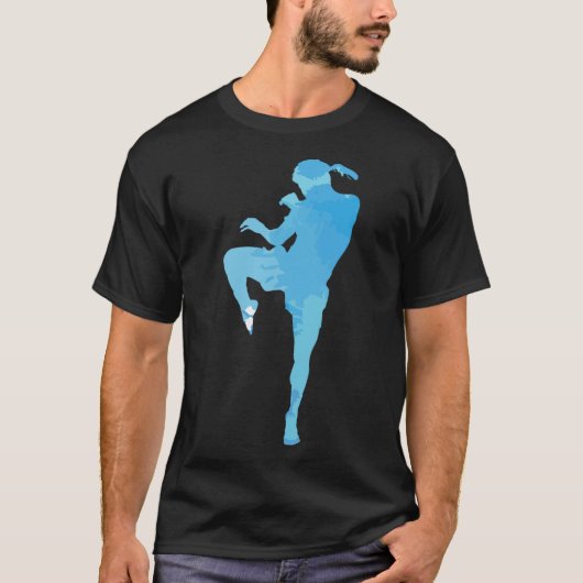 ムエタイタイボクシングスポーツ Tシャツ (正面)