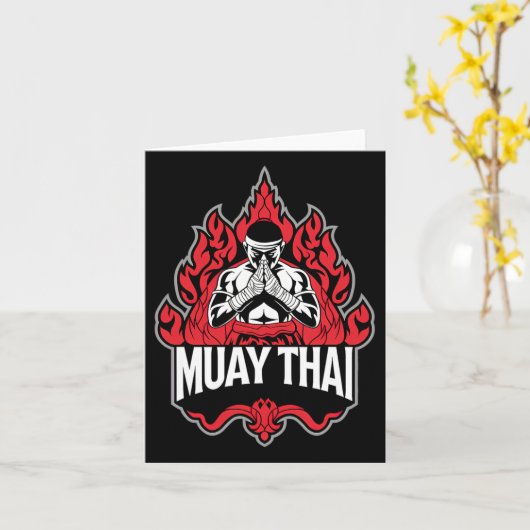 ムエタイタイボクシング1 カード (黄色い花)