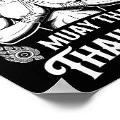 ムエタイタイヴィンテージタイガー戦闘訓練 ポスター (角)