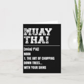 ムエタイデフィニション武術アーツタイボクシングマート カード (正面)