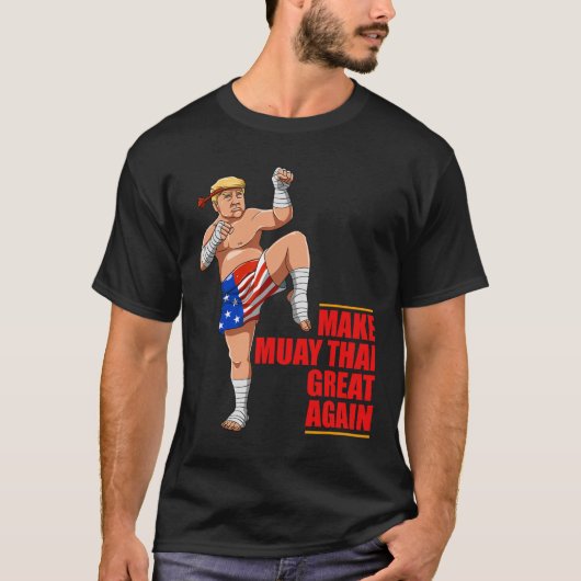 ムエタイトランプ – ムエタイ素晴らしギフトを作る Tシャツ (正面)