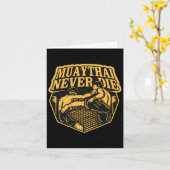 ムエタイネバーダイ カード (黄色い花)