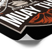 ムエタイファイタータイボクシング ポスター (角)