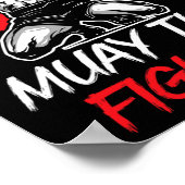 ムエタイファイター武術アーツボクシングホブ ポスター (角)