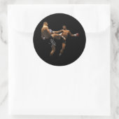 ムエタイボクシングアクション ラウンドシール (バッグ)