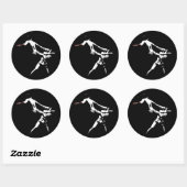 ムエタイボクシングアクション ラウンドシール (シート)