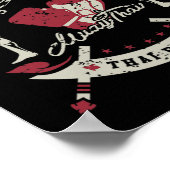 ムエタイボクシングアートオブエイト四肢武術アーツM ポスター (角)